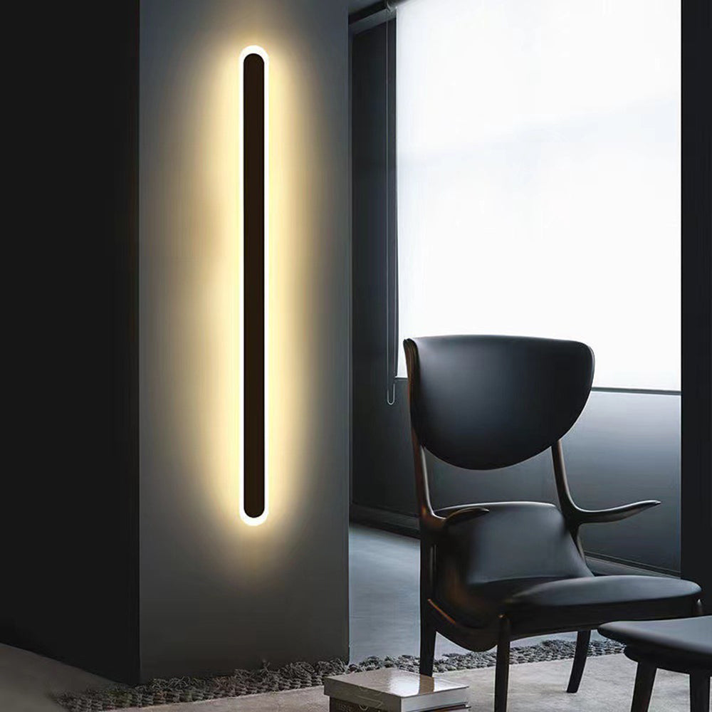 LumiAero: Lineare LED Außenwandleuchte Dimmbar Metall Acryl Schwarz – für Terrasse & Flurbeleuchtung - Image 10