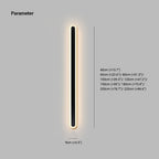 LumiAero: Lineare LED Außenwandleuchte Dimmbar Metall Acryl Schwarz – für Terrasse & Flurbeleuchtung - Image 4