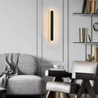 LumiAero: Lineare LED Außenwandleuchte Dimmbar Metall Acryl Schwarz – für Terrasse & Flurbeleuchtung - Image 5
