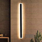 LumiAero: Lineare LED Außenwandleuchte Dimmbar Metall Acryl Schwarz – für Terrasse & Flurbeleuchtung - Image 6