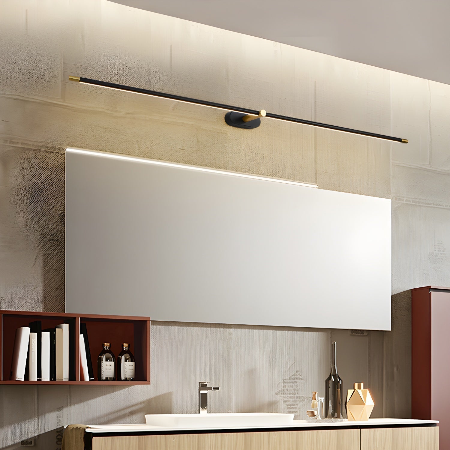 LumiBaton: Kabellose LED Wandleuchte – Wiederaufladbare Wandlampe im minimalistischen Design - Image 2