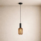 Chromeaura – Retro Glass Wave Pendant Light