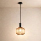 Chromeaura – Retro Glass Wave Pendant Light - Image 7