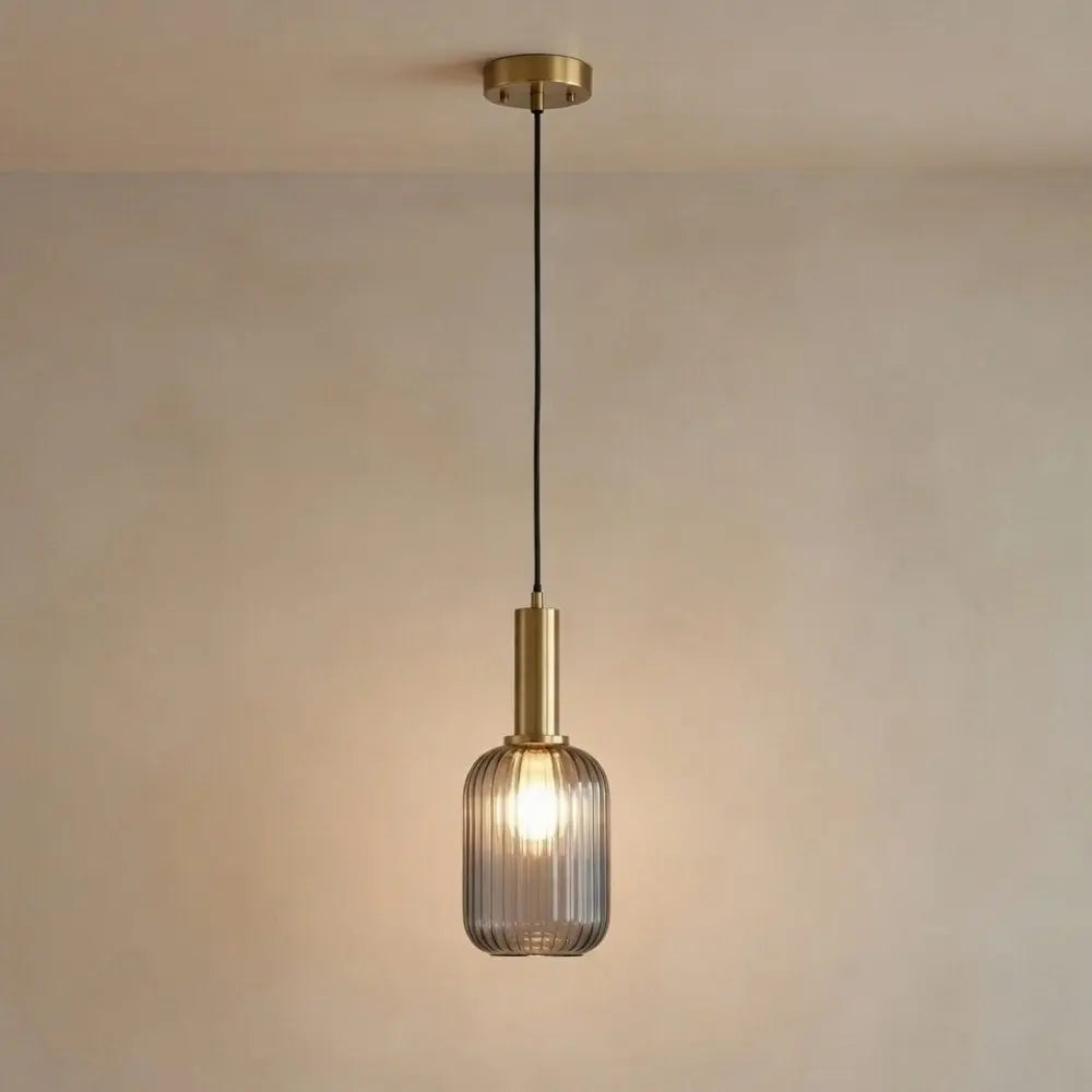 Chromeaura – Retro Glass Wave Pendant Light - Image 6