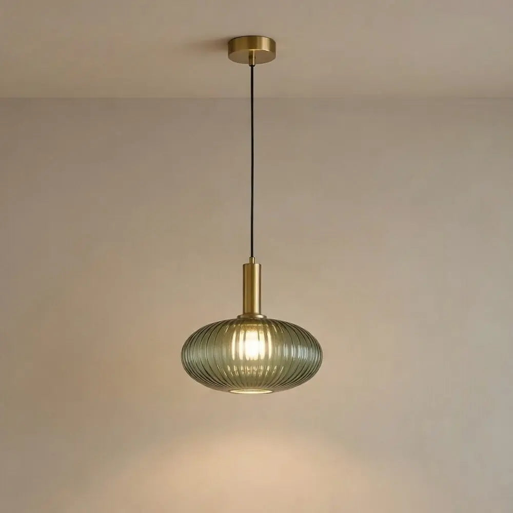 Chromeaura – Retro Glass Wave Pendant Light - Image 16