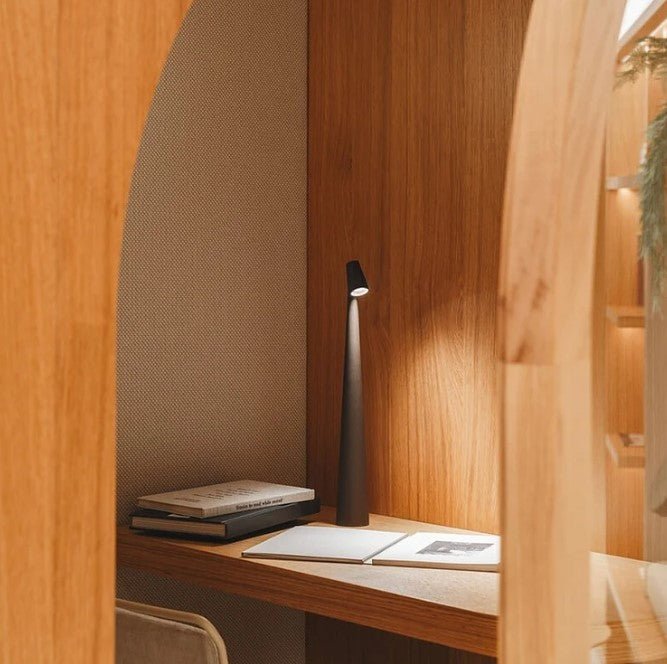 Modern Table Lamp Rechargeable Lamp with Three Brightness Levels