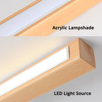 LumoLine: Moderne LED Deckenleuchte Holz – 3-Farbmodi für Schlafzimmer & Wohnzimmer - Image 10