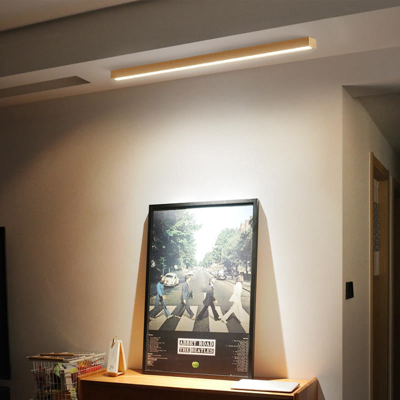 LumoLine: Moderne LED Deckenleuchte Holz – 3-Farbmodi für Schlafzimmer & Wohnzimmer - Image 11