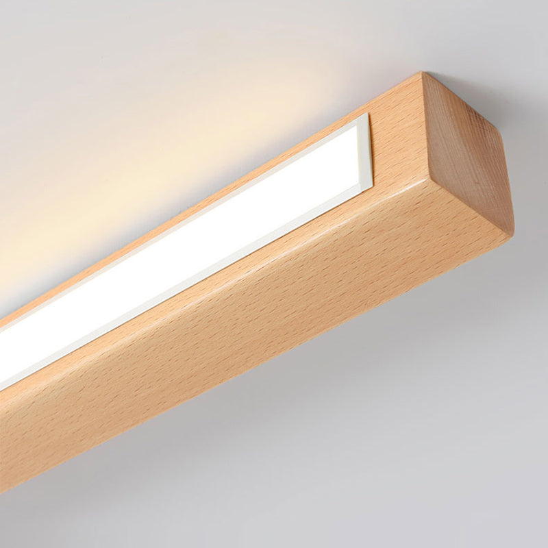 LumoLine: Moderne LED Deckenleuchte Holz – 3-Farbmodi für Schlafzimmer & Wohnzimmer - Image 12