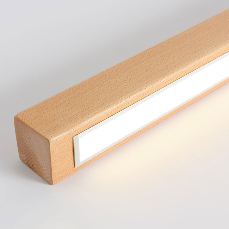 LumoLine: Moderne LED Deckenleuchte Holz – 3-Farbmodi für Schlafzimmer & Wohnzimmer - Image 14
