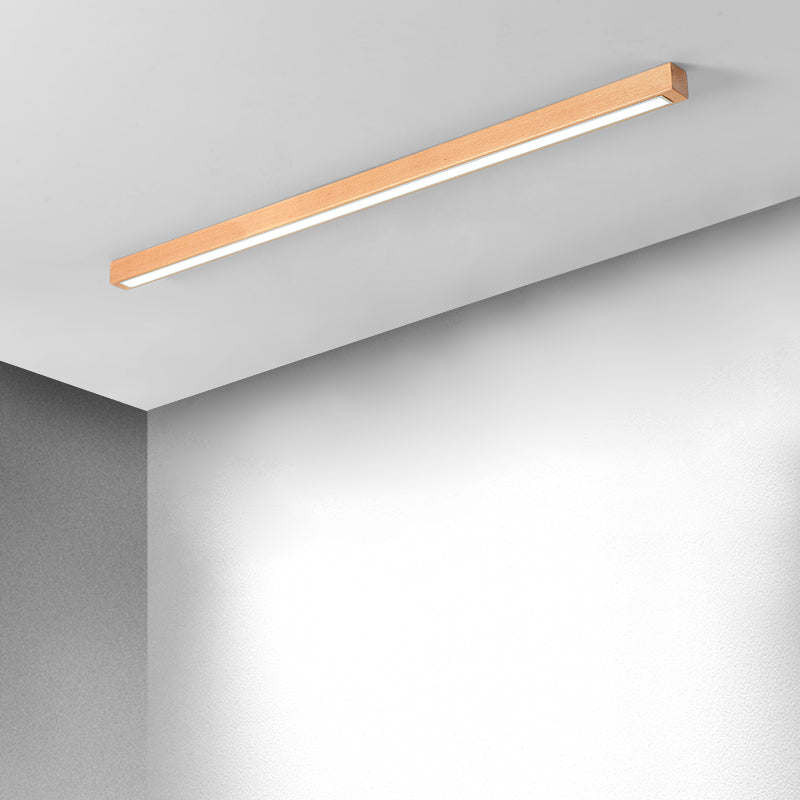 LumoLine: Moderne LED Deckenleuchte Holz – 3-Farbmodi für Schlafzimmer & Wohnzimmer - Image 2