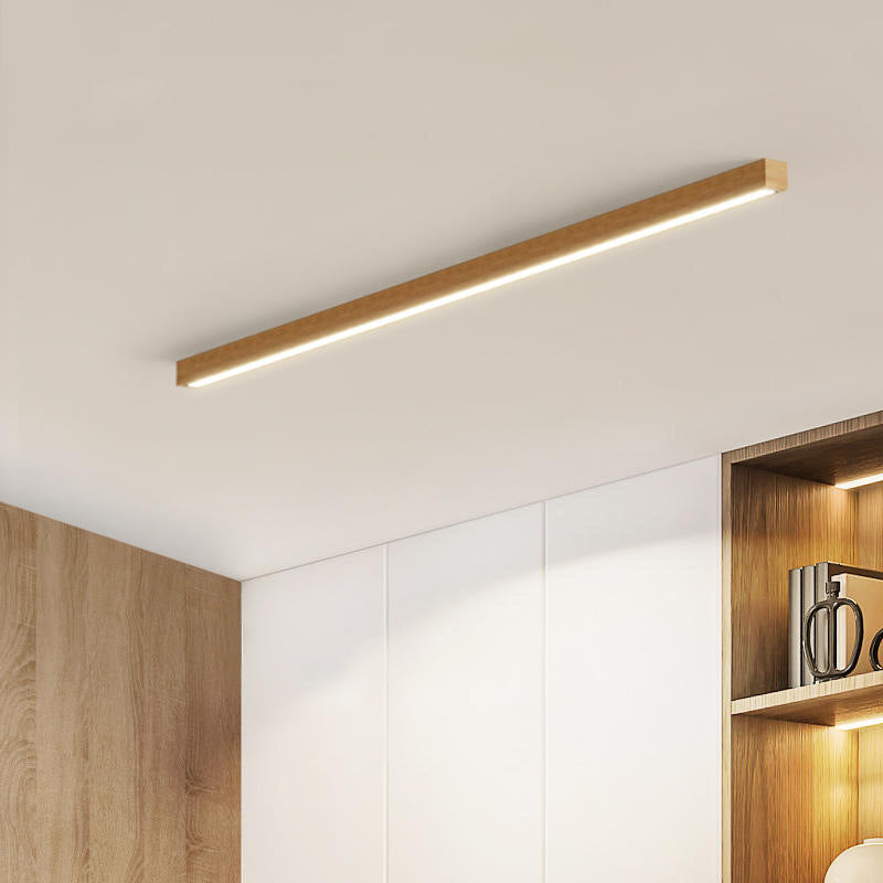 LumoLine: Moderne LED Deckenleuchte Holz – 3-Farbmodi für Schlafzimmer & Wohnzimmer - Image 3