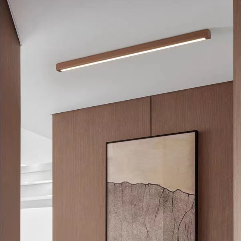 LumoLine: Moderne LED Deckenleuchte Holz – 3-Farbmodi für Schlafzimmer & Wohnzimmer - Image 4