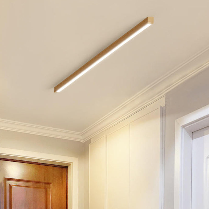 LumoLine: Moderne LED Deckenleuchte Holz – 3-Farbmodi für Schlafzimmer & Wohnzimmer - Image 7