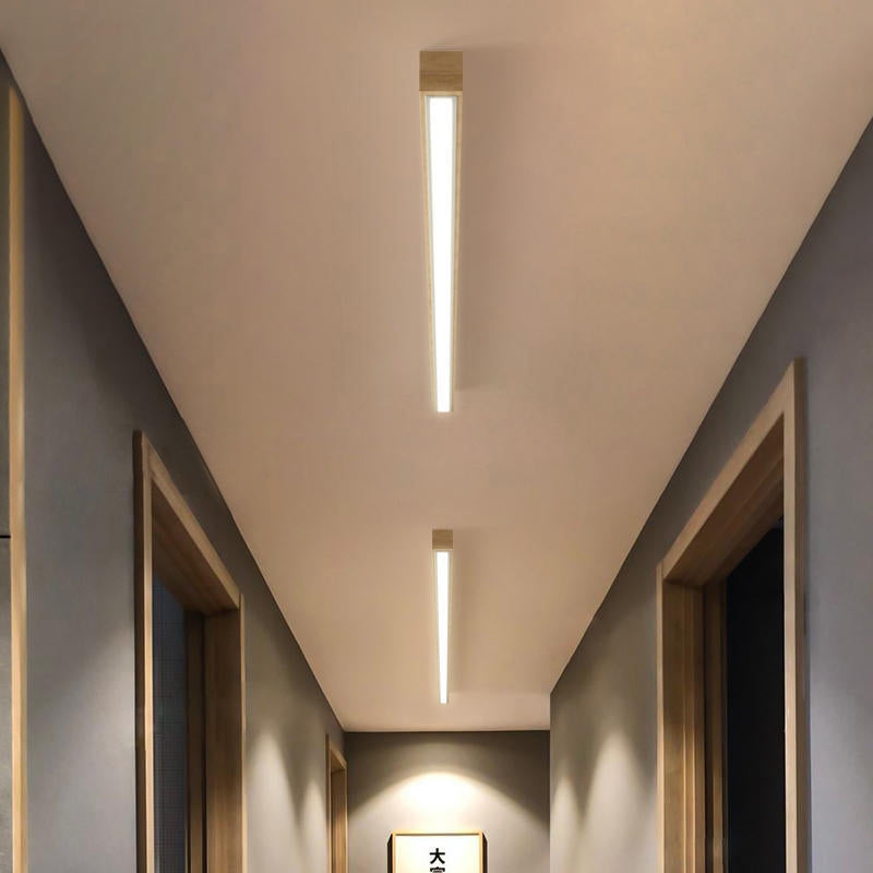 LumoLine: Moderne LED Deckenleuchte Holz – 3-Farbmodi für Schlafzimmer & Wohnzimmer - Image 8