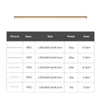 LumoLine: Moderne LED Deckenleuchte Holz – 3-Farbmodi für Schlafzimmer & Wohnzimmer - Image 9