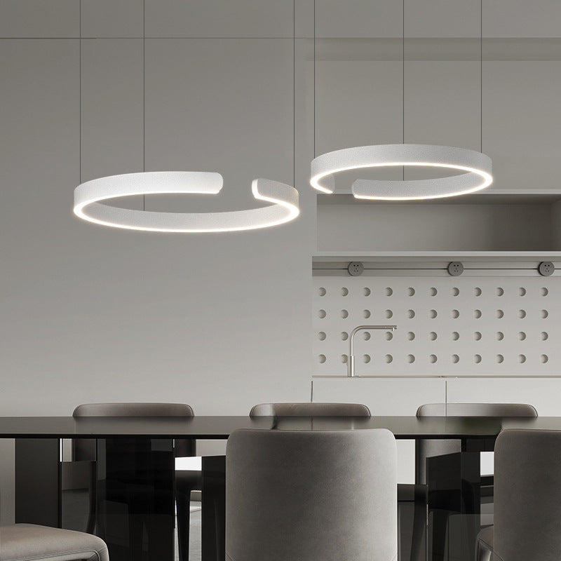 LumoRing: Moderne LED Ring Pendelleuchte – Stilvolle Hängelampe für Esszimmer & Wohnzimmer - Image 3