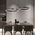 LumoRing: Moderne LED Ring Pendelleuchte – Stilvolle Hängelampe für Esszimmer & Wohnzimmer - Image 4