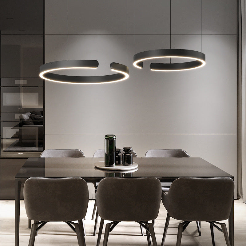 LumoRing: Moderne LED Ring Pendelleuchte – Stilvolle Hängelampe für Esszimmer & Wohnzimmer - Image 4