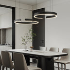 LumoRing: Moderne LED Ring Pendelleuchte – Stilvolle Hängelampe für Esszimmer & Wohnzimmer - Image 5