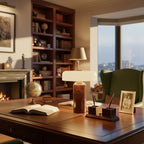 Modern Marble Base Table Lamps with LED Touch Control