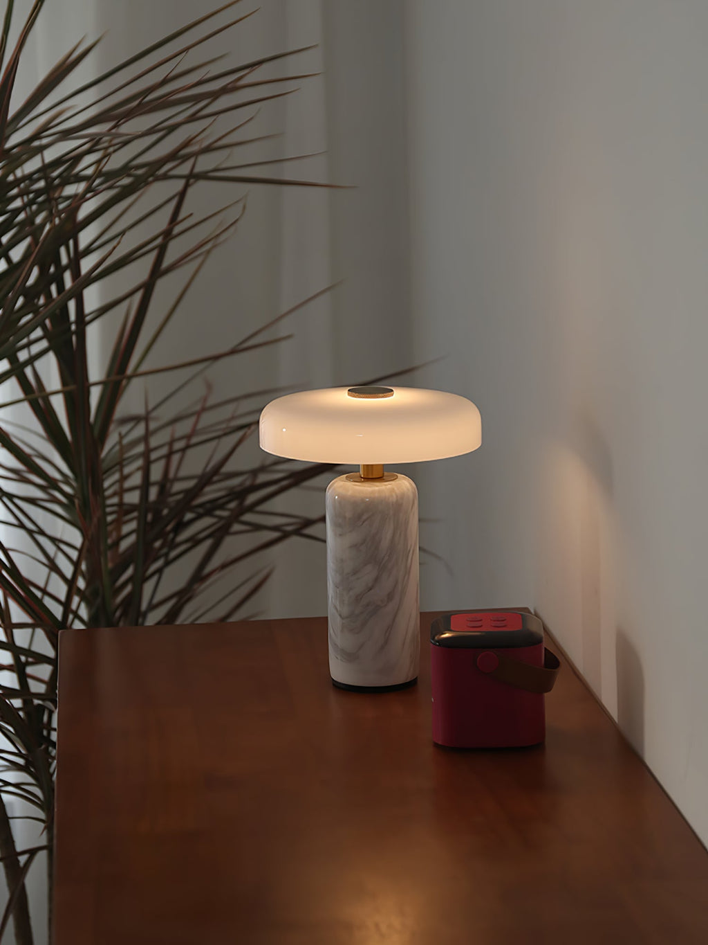 Modern Marble Base Table Lamps with LED Touch Control