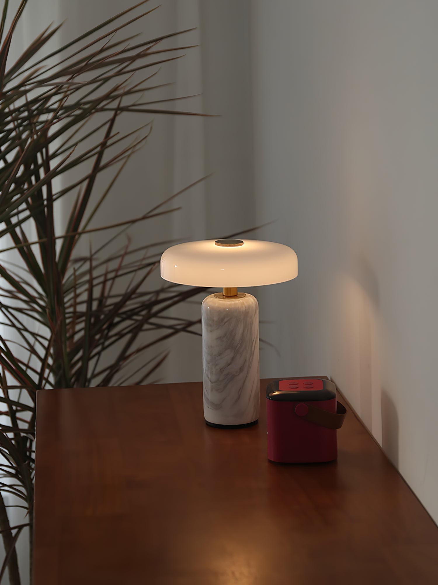 Modern Marble Base Table Lamps with LED Touch Control