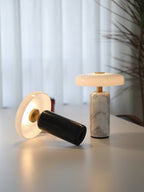 Modern Marble Base Table Lamps with LED Touch Control