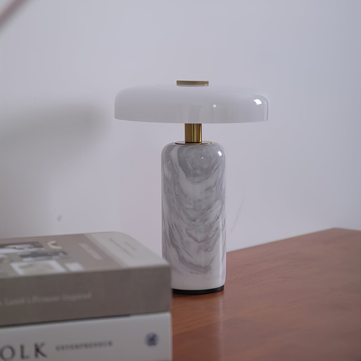 Modern Marble Base Table Lamps with LED Touch Control
