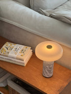 Modern Marble Base Table Lamps with LED Touch Control
