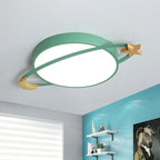 Luniva: Runde LED-Deckenleuchte in Weiß, Grün & Grau – für Schlafzimmer & Wohnzimmer - Image 3