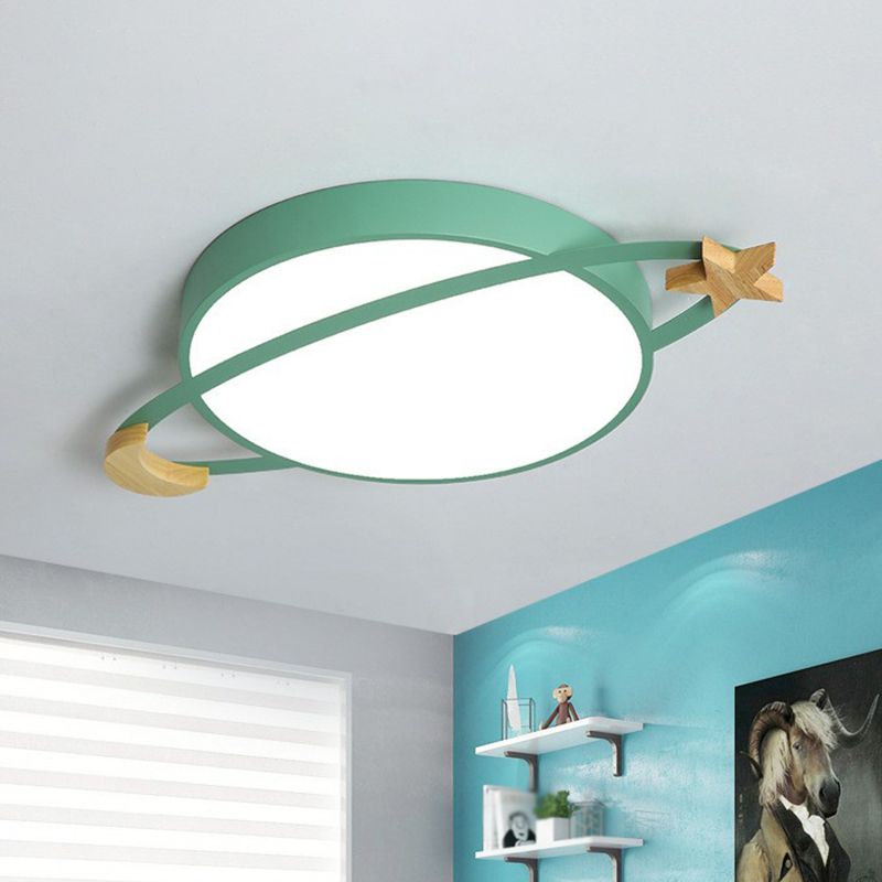 Luniva: Runde LED-Deckenleuchte in Weiß, Grün & Grau – für Schlafzimmer & Wohnzimmer - Image 3