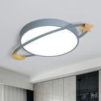 Luniva: Runde LED-Deckenleuchte in Weiß, Grün & Grau – für Schlafzimmer & Wohnzimmer - Image 5