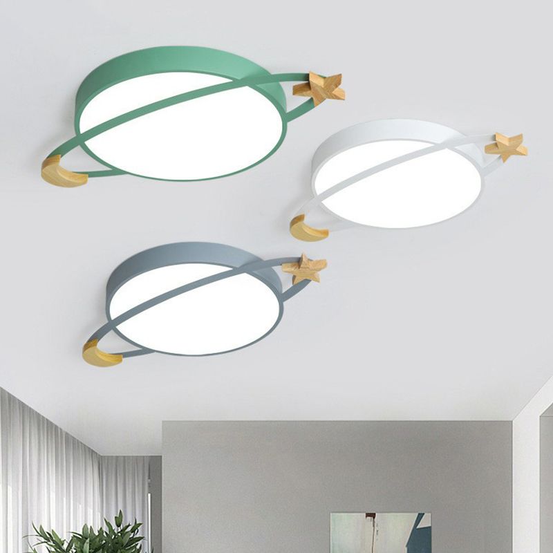 Luniva: Runde LED-Deckenleuchte in Weiß, Grün & Grau – für Schlafzimmer & Wohnzimmer - Image 7