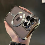 Premium Magnetic Phonecase Glossy Gold Design