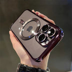 Premium Magnetic Phonecase Glossy Gold Design