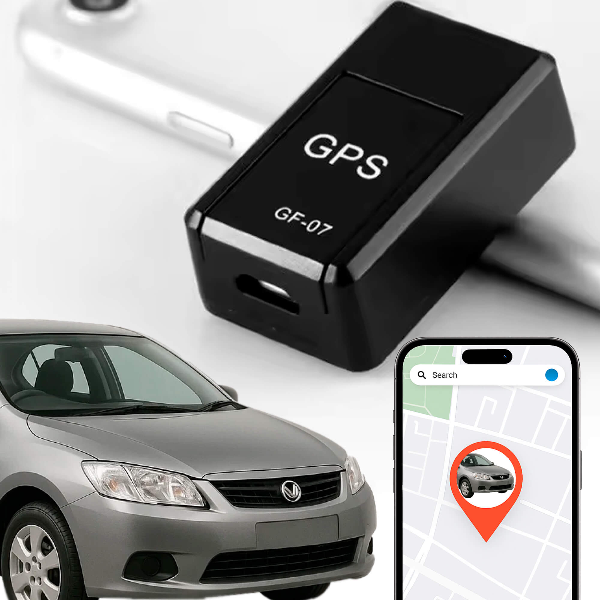 Compact GPS Tracker Motion Activated Vehicle Locator