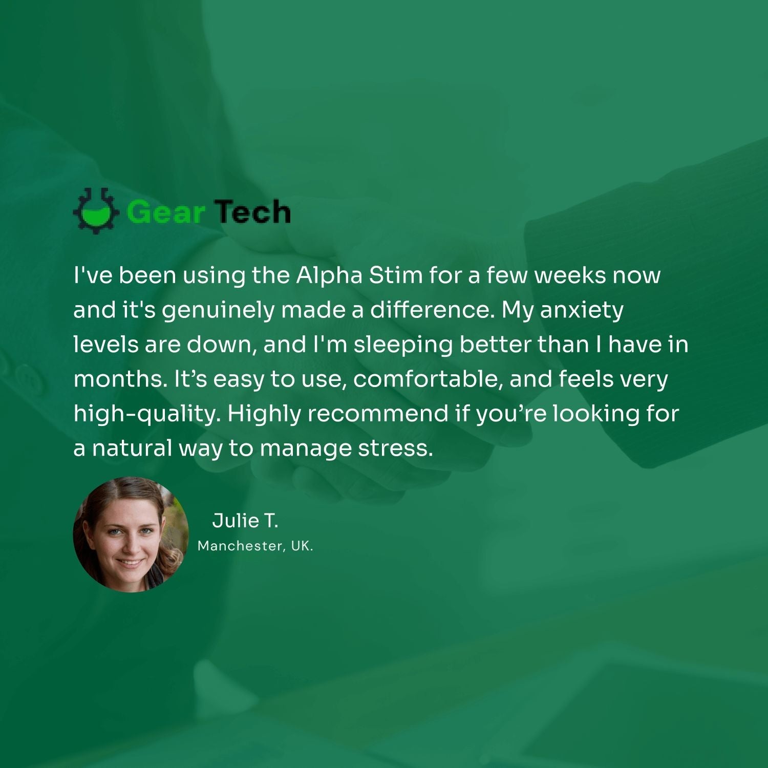 CES Therapy Device for Anxiety, Sleep & Pain Relief