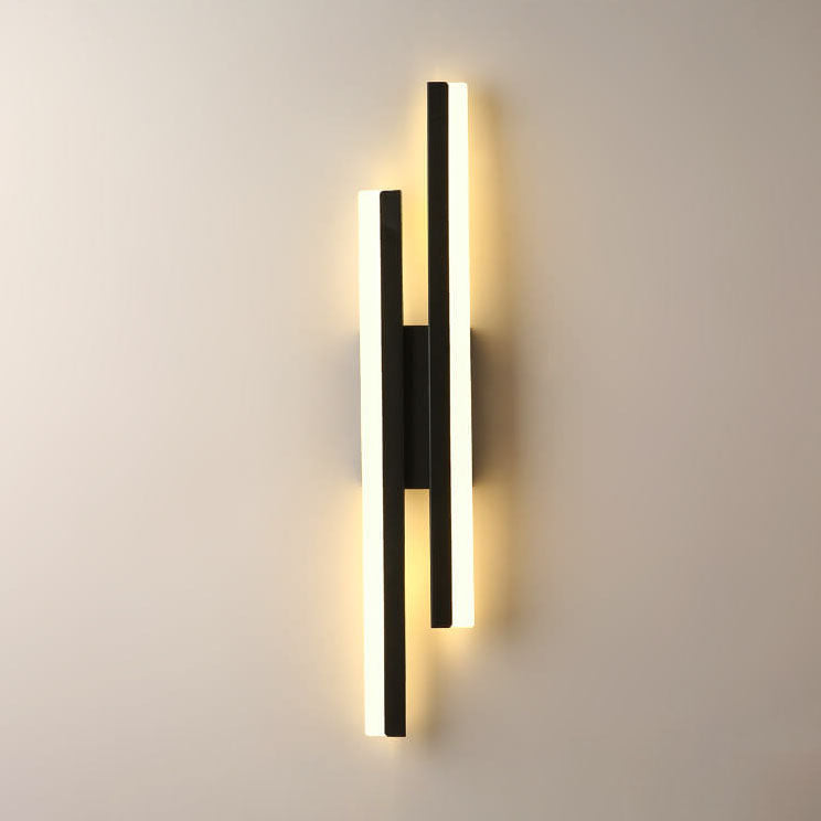 Modern Linear LED Wall Sconce 2 Light