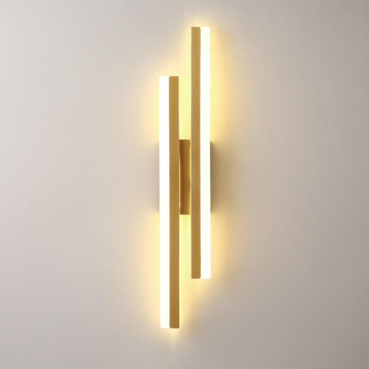 Modern Linear LED Wall Sconce 2 Light