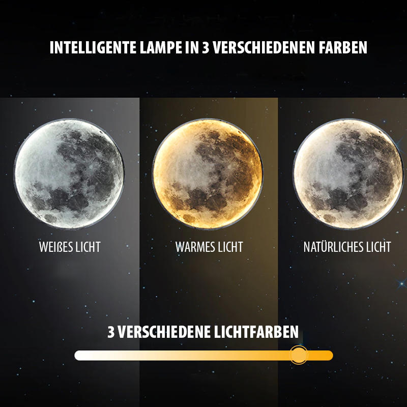 Moon Inspired Wall Light Ambient Lunar Glow for Home Décor