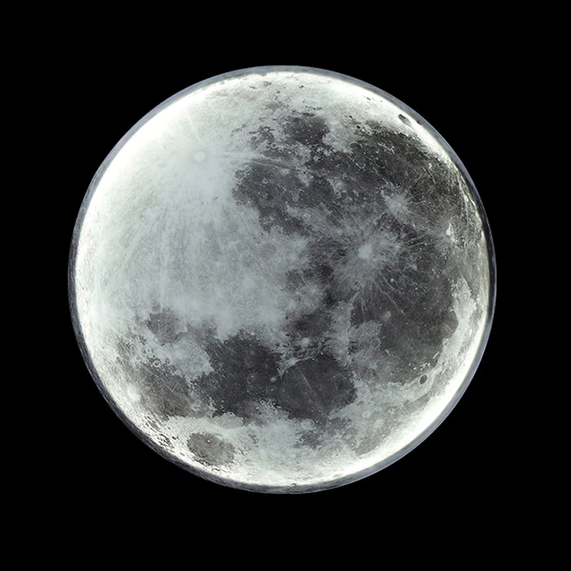Moon Inspired Wall Light Ambient Lunar Glow for Home Décor
