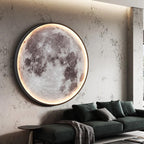 Moon Inspired Wall Light Ambient Lunar Glow for Home Décor