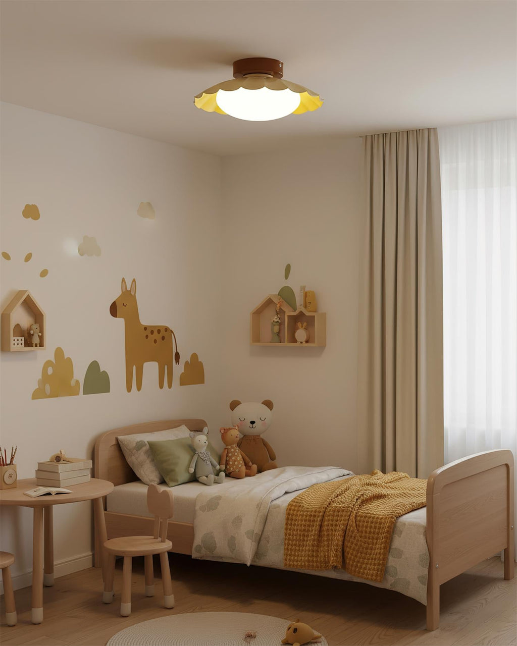 Scalloped Ceiling Lights for Modern Elegance
