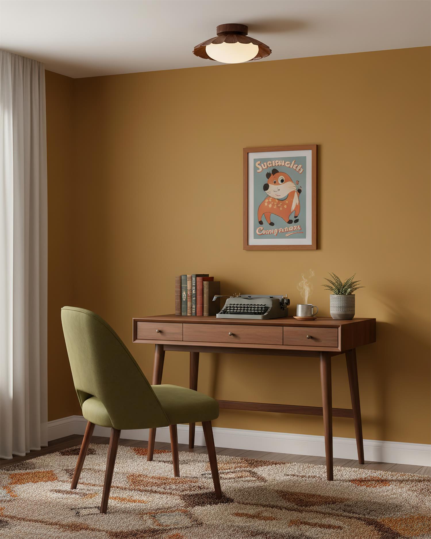 Scalloped Ceiling Lights for Modern Elegance