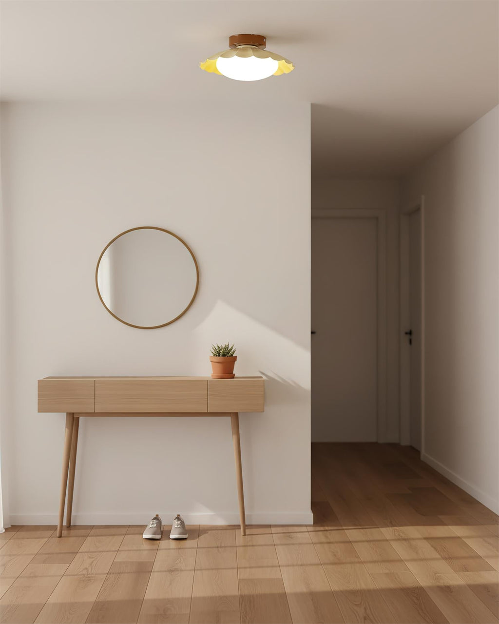 Scalloped Ceiling Lights for Modern Elegance