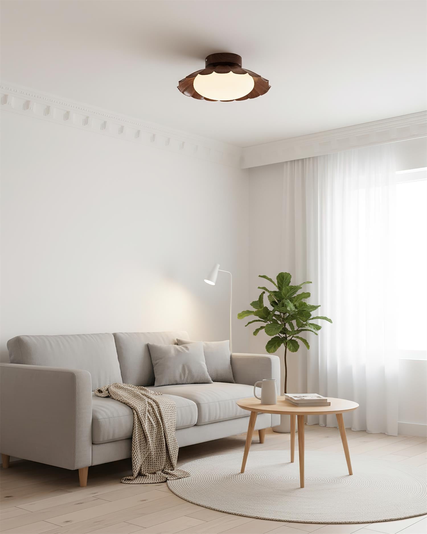 Scalloped Ceiling Lights for Modern Elegance