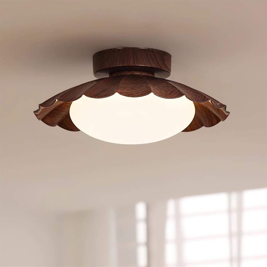 Scalloped Ceiling Lights for Modern Elegance