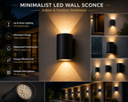 Outdoor Wall Light Modern LED Waterproof Minimalist Up Down Sconce - Image 4