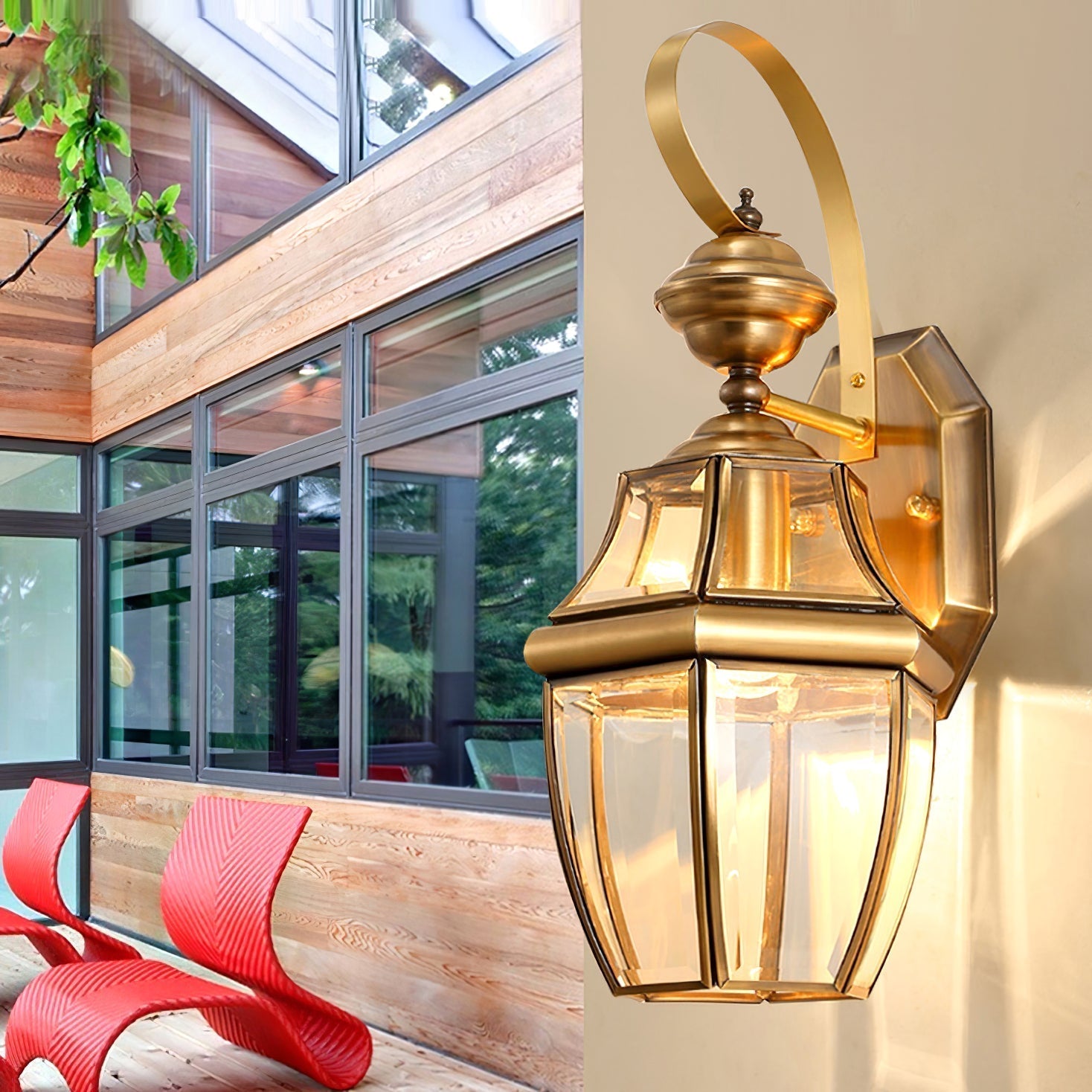 Ardelyn - Retro IP65 Waterproof Outdoor Lantern Wall Light - Image 10